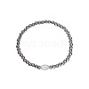 304 Stainless Steel Beads Stretch Bracelets for Women XK2251-1-1