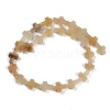 Natural Topaz Jade Beads Strands G-I369-A10-02-3