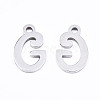 Non-Tarnish 201 Stainless Steel Charms STAS-T044-217P-G-2