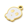 Halloween Theme Ion Plating(IP) 304 Stainless Steel Enamel Pendants STAS-M011-04D-2