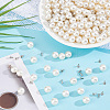 200 Sets ABS Plastic Imitation Pearl Rivet Studs KY-GO0001-06C-4