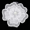 CHGCRAFT 12Pcs 12 Style Flower/Butterfly Polyester Embroidery Sew on Clothing Patches PATC-CA0001-10-3