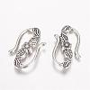 Tibetan Style Alloy Hook and S-Hook Clasps PALLOY-D348-43AS-1