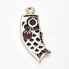 Alloy Enamel Pendants X-ENAM-O035-06G-D-1