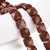 Synthetic Goldstone Beads Strands G-T138-167-1