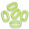 Imitation Jelly Acrylic Linking Rings OACR-S036-006A-F05-3