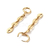 304 Stainless Steel Huggie Hoop Earrings EJEW-JE04550-04-3