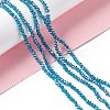 Electroplate Glass Beads Strands LS-EGLA-R048-2mm-17-2