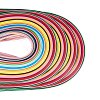 Rectangle 36 Colors Quilling Paper Strips DIY-PH0008-03A-WH-5