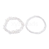 Chip & Round Natural Mixed Stone Beaded Stretch Bracelets for Women BJEW-JB10188-5