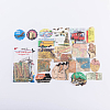 40Pcs 20 Styles Retro Style DIY Scrapbooking Stickers STIC-PW0002-065A-1