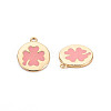 Brass Enamel Charms KK-S356-669G-NF-3