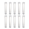 Clear Tube Plastic Bead Containers with Lid A-C066Y-01-1