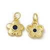 Rack Plating Brass Cubic Zirconia Charms KK-C007-23G-01-1