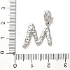 Rack Plating Brass Micro Pave Cubic Zirconia European Dangle Charms KK-L210-015P-M-3