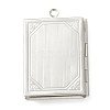 Tarnish Resistant 304 Stainless Steel Diffuser Locket Pendants for Teachers' Day STAS-K236-01P-3