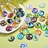 70Pcs Flatback Glass Cabochons for DIY Projects GGLA-SZ0001-33C-4