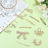 Zinc Alloy Hair Bobby Clips PHAR-SP0001-09-3