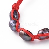 Braided Bead Bracelets BJEW-JB04827-03-3