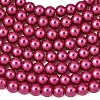 Eco-Friendly Dyed Glass Pearl Round Beads Strands HY-A008-6mm-RB058-2