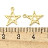 Brass Charms KK-C083-06G-3