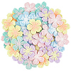 50Pcs 5 Colors Polyester Applqiues PATC-CY0001-59-7