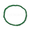 9Pcs Rondelle Glass Seed Beaded Stretch Bracelet Sets BJEW-JB10418-4