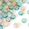 35Pcs 7 Colors Handmade Lampwork Round Beads LAMP-TA0001-58-3