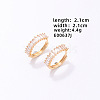 Vintage Retro Chic Sparkling Diamond Earrings for Casual Fashion Statement RW4607-1-1