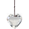 2Pcs Glass Heart Pendant Decorations HJEW-SP0001-22A-6