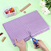 Tartan Cotton Fiber Fabric DIY-WH0504-685C-3