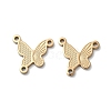 Ion Plating(IP) 304 Stainless Steel Butterfly Chandelier Component Links STAS-M340-02G-1