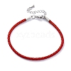 Polyester Cord Braided Bracelet Makings MAK-Z003-01P-01-1