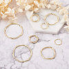 Craftdady 60pcs 4 Styles Alloy Linking Rings PALLOY-CD0001-08-4