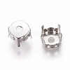 Non-Tarnish 201 Stainless Steel Sew on Prong Settings LS-STAS-L229-03B-2