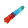 Gradient Color Baking Paint Glass Bead Strands LS-DGLA-A039-T4mm-A017-1