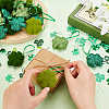 AHADERMAKER 32Pcs 4 Colors Saint Patrick's Day Foam Pendant Decorations for Christmas Tree FIND-GA0003-02-3