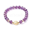 Natural Mixed Stone Stretch Bracelets BJEW-JB06568-5