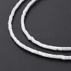 Glass Silk Stain Style Beads Strands GLAA-N047-001A-07-4