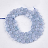 Natural Aquamarine Beads Strands X-G-S354-27-2