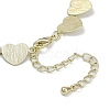 Brass Charm Bracelets for Women BJEW-F475-01G-01-3