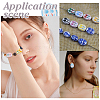 24Pcs 6 Colors Handmade Porcelain Beads PORC-WR0001-04-5