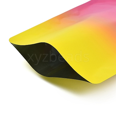 Two Tone Rectangle Plastic Zip Top Gift Bags OPP-C003-01D-01-1
