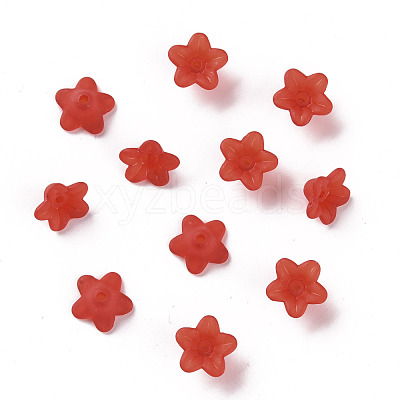 Transparent Acrylic Beads X-PL554-01-1