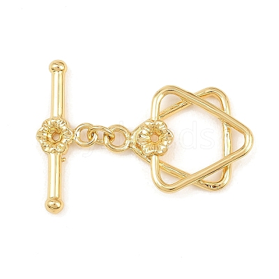 Brass Toggle Clasps LS-KK-G548-42G-01-1
