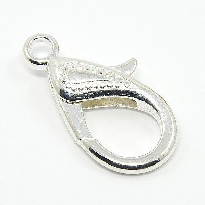 Tibetan Style Alloy Lobster Claw Clasps PALLOY-O027-S01-1