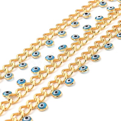 Handmade Brass Faceted Curb Chains CHC-C020-07G-01-NR-1