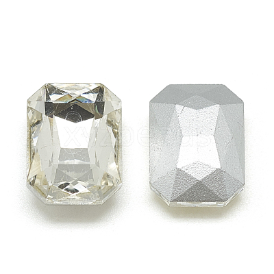 Pointed Back Glass Rhinestone Cabochons RGLA-T079-6x8mm-01-1