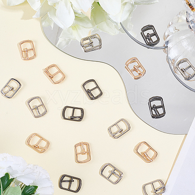21Pcs 3 Colors Zinc Alloy Roller Buckles AJEW-CL0002-02-1