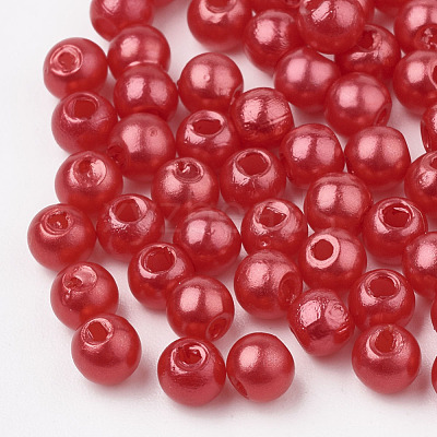 ABS Plastic Beads OACR-Q004-4mm-10-1
